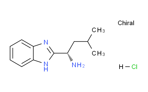 CAS No. 1234883-32-9, (S)-1-(1H-Benzimidazol-2-yl)-3-methylbutylamine Hydrochloride