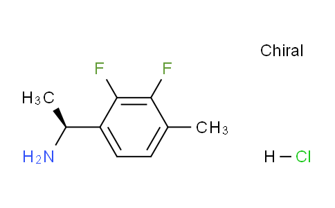 CAS No. 1217467-70-3, (S)-1-(2,3-Difluoro-4-methylphenyl)ethanamine hydrochloride