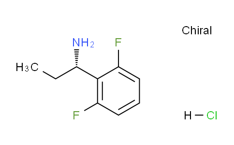 CAS No. 1309598-60-4, (S)-1-(2,6-Difluorophenyl)propan-1-amine hydrochloride