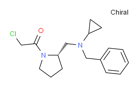 CAS No. 1354004-11-7, (S)-1-(2-((Benzyl(cyclopropyl)amino)methyl)pyrrolidin-1-yl)-2-chloroethanone