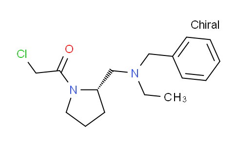 CAS No. 1354008-18-6, (S)-1-(2-((Benzyl(ethyl)amino)methyl)pyrrolidin-1-yl)-2-chloroethanone