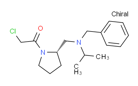 CAS No. 1354003-35-2, (S)-1-(2-((Benzyl(isopropyl)amino)methyl)pyrrolidin-1-yl)-2-chloroethanone