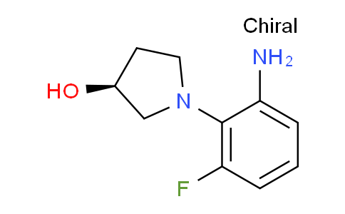 CAS No. 1233860-37-1, (S)-1-(2-Amino-6-fluorophenyl)pyrrolidin-3-ol