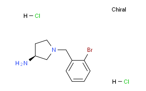CAS No. 1286207-18-8, (S)-1-(2-Bromobenzyl)pyrrolidin-3-amine dihydrochloride