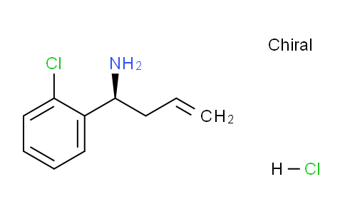 CAS No. 1285696-19-6, (S)-1-(2-Chlorophenyl)but-3-en-1-amine hydrochloride