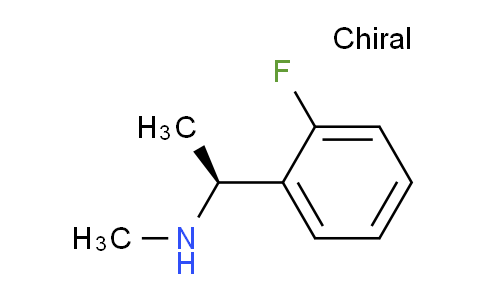 CAS No. 1212064-81-7, (S)-1-(2-Fluorophenyl)-N-methylethanamine
