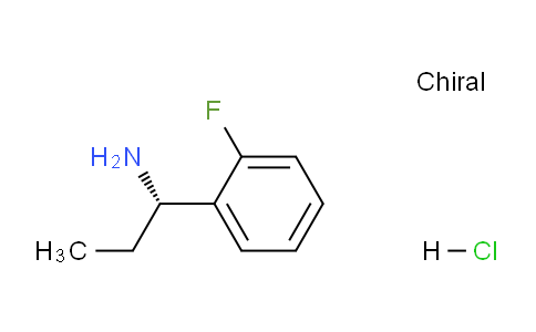 CAS No. 1310923-28-4, (S)-1-(2-Fluorophenyl)propan-1-amine hydrochloride