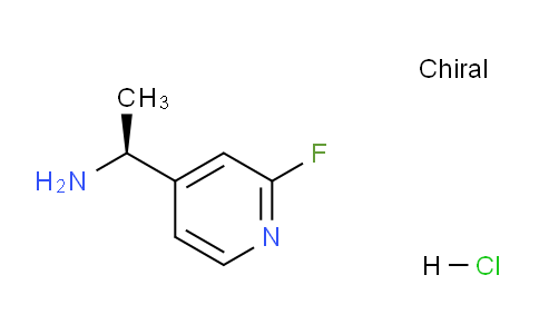 CAS No. 1956435-62-3, (S)-1-(2-Fluoropyridin-4-yl)ethanamine hydrochloride