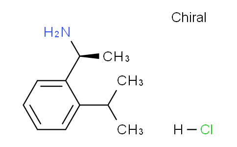 CAS No. 1212846-67-7, (S)-1-(2-Isopropylphenyl)ethanamine hydrochloride
