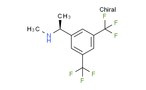 CAS No. 511256-36-3, (S)-1-(3,5-Bis(trifluoromethyl)phenyl)-N-methylethanamine