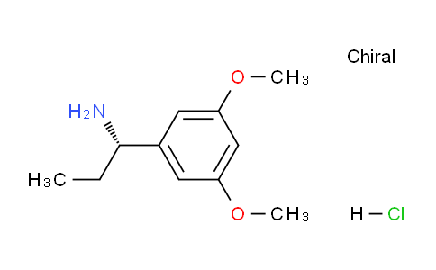 CAS No. 2061996-57-2, (S)-1-(3,5-Dimethoxyphenyl)propan-1-amine hydrochloride