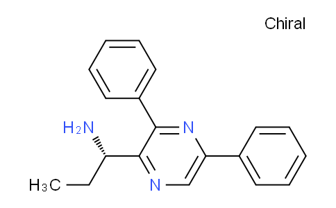 CAS No. 1956437-77-6, (S)-1-(3,5-Diphenylpyrazin-2-yl)propan-1-amine