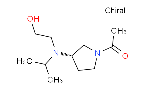 CAS No. 1354000-37-5, (S)-1-(3-((2-Hydroxyethyl)(isopropyl)amino)pyrrolidin-1-yl)ethanone