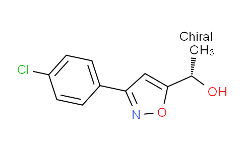 CAS No. 1565845-63-7, (S)-1-(3-(4-Chlorophenyl)isoxazol-5-yl)ethanol
