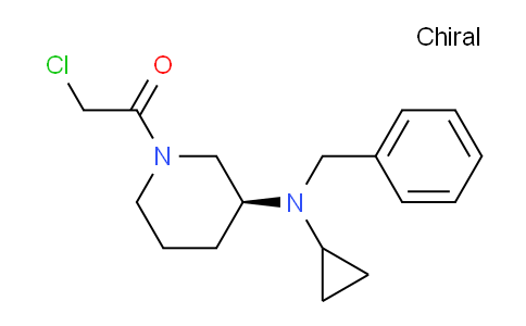CAS No. 1354008-28-8, (S)-1-(3-(Benzyl(cyclopropyl)amino)piperidin-1-yl)-2-chloroethanone