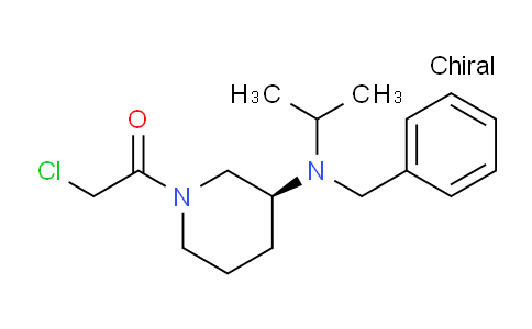 CAS No. 1354016-76-4, (S)-1-(3-(Benzyl(isopropyl)amino)piperidin-1-yl)-2-chloroethanone