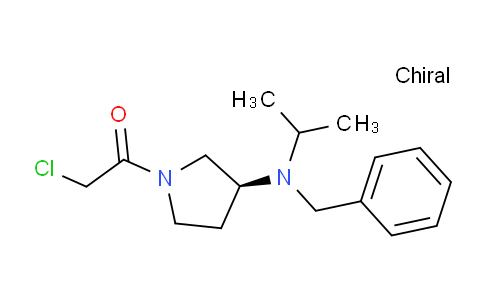 CAS No. 1354000-98-8, (S)-1-(3-(Benzyl(isopropyl)amino)pyrrolidin-1-yl)-2-chloroethanone