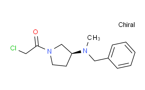 CAS No. 1354019-72-9, (S)-1-(3-(Benzyl(methyl)amino)pyrrolidin-1-yl)-2-chloroethanone