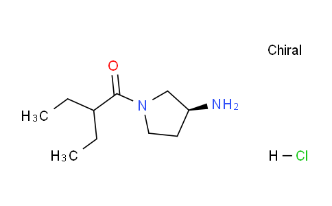 CAS No. 1286207-96-2, (S)-1-(3-Aminopyrrolidin-1-yl)-2-ethylbutan-1-one hydrochloride