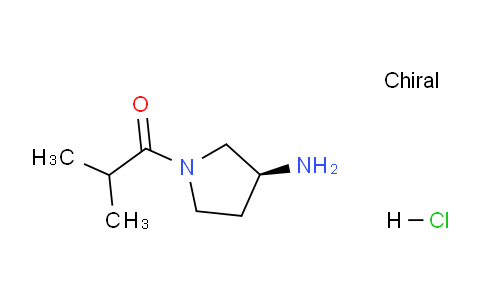 CAS No. 1349699-93-9, (S)-1-(3-Aminopyrrolidin-1-yl)-2-methylpropan-1-one hydrochloride
