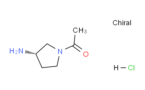 CAS No. 1286208-19-2, (S)-1-(3-Aminopyrrolidin-1-yl)ethanone hydrochloride