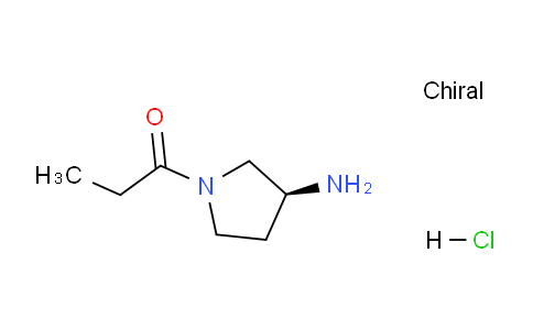 CAS No. 1286208-53-4, (S)-1-(3-Aminopyrrolidin-1-yl)propan-1-one hydrochloride
