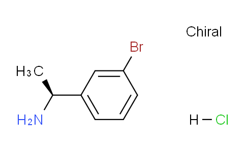 CAS No. 2172274-44-9, (S)-1-(3-Bromophenyl)ethanamine hydrochloride