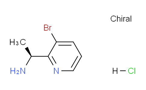 CAS No. 1956434-70-0, (S)-1-(3-Bromopyridin-2-yl)ethanamine hydrochloride