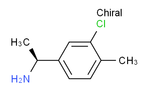 CAS No. 1213460-65-1, (S)-1-(3-Chloro-4-methylphenyl)ethanamine