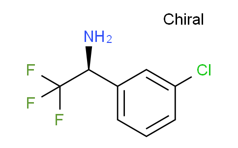 CAS No. 1212224-82-2, (S)-1-(3-Chlorophenyl)-2,2,2-trifluoroethanamine
