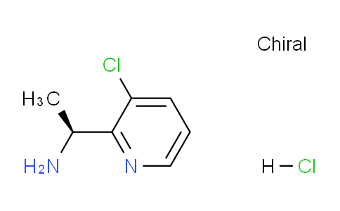 CAS No. 1956434-68-6, (S)-1-(3-Chloropyridin-2-yl)ethanamine hydrochloride