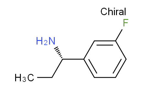CAS No. 473732-89-7, (S)-1-(3-Fluorophenyl)propan-1-amine