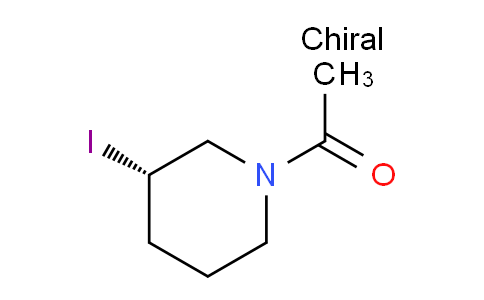 CAS No. 1354018-04-4, (S)-1-(3-Iodopiperidin-1-yl)ethanone