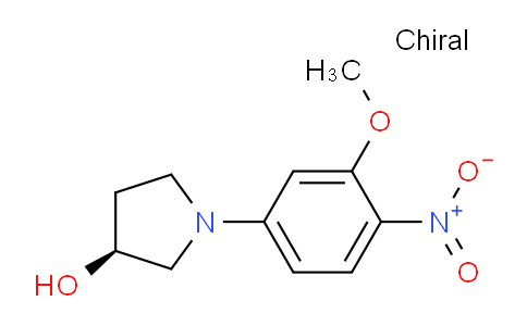 CAS No. 1417789-44-6, (S)-1-(3-Methoxy-4-nitrophenyl)pyrrolidin-3-ol