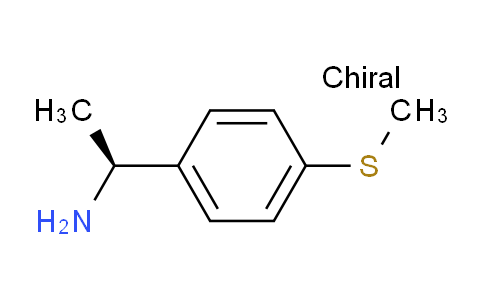 CAS No. 1206967-39-6, (S)-1-(4-(Methylthio)phenyl)ethanamine