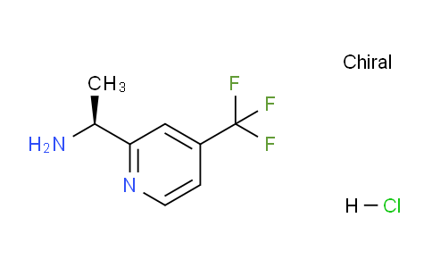 CAS No. 1956437-43-6, (S)-1-(4-(Trifluoromethyl)pyridin-2-yl)ethanamine hydrochloride