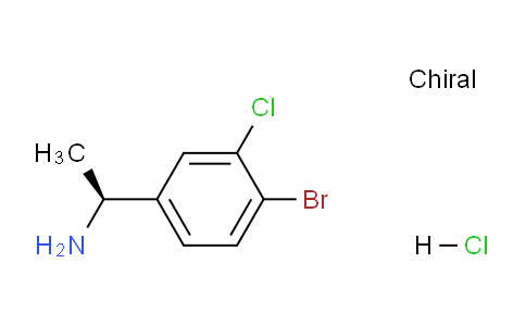 CAS No. 1810074-64-6, (S)-1-(4-Bromo-3-chlorophenyl)ethanamine hydrochloride