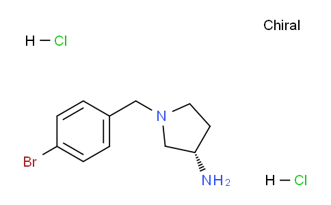 CAS No. 1286208-58-9, (S)-1-(4-Bromobenzyl)pyrrolidin-3-amine dihydrochloride