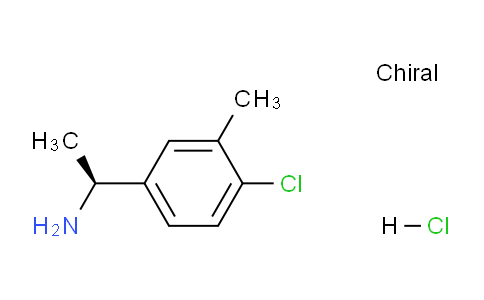 CAS No. 1624272-56-5, (S)-1-(4-Chloro-3-methylphenyl)ethanamine hydrochloride