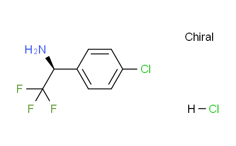 CAS No. 336105-42-1, (S)-1-(4-Chlorophenyl)-2,2,2-trifluoroethanamine hydrochloride