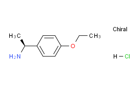 CAS No. 1108684-07-6, (S)-1-(4-Ethoxyphenyl)ethanamine hydrochloride