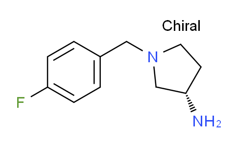 CAS No. 457098-00-9, (S)-1-(4-Fluorobenzyl)pyrrolidin-3-amine