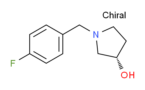 CAS No. 1261233-72-0, (S)-1-(4-Fluorobenzyl)pyrrolidin-3-ol