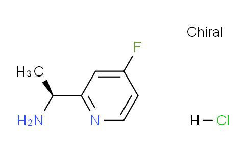 CAS No. 1956434-76-6, (S)-1-(4-Fluoropyridin-2-yl)ethanamine hydrochloride