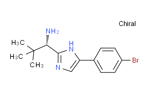 CAS No. 1923056-82-9, (S)-1-(5-(4-Bromophenyl)-1H-imidazol-2-yl)-2,2-dimethylpropan-1-amine