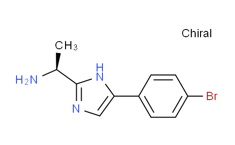 CAS No. 1786422-64-7, (S)-1-(5-(4-Bromophenyl)-1H-imidazol-2-yl)ethanamine