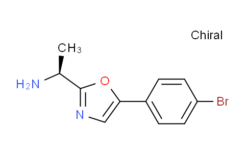 CAS No. 1821813-97-1, (S)-1-(5-(4-Bromophenyl)oxazol-2-yl)ethanamine