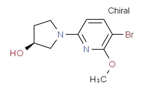 CAS No. 1467062-10-7, (S)-1-(5-Bromo-6-methoxypyridin-2-yl)pyrrolidin-3-ol
