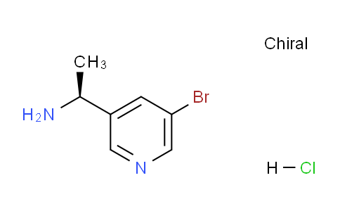 CAS No. 1391497-54-3, (S)-1-(5-Bromopyridin-3-yl)ethanamine hydrochloride