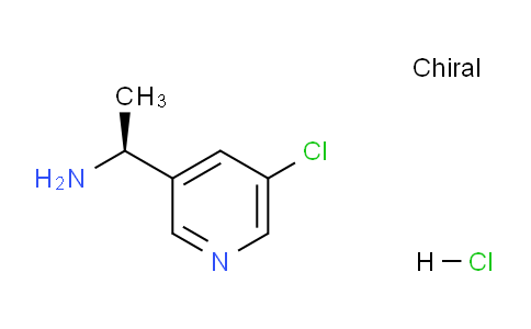 CAS No. 1810074-63-5, (S)-1-(5-Chloropyridin-3-yl)ethanamine hydrochloride